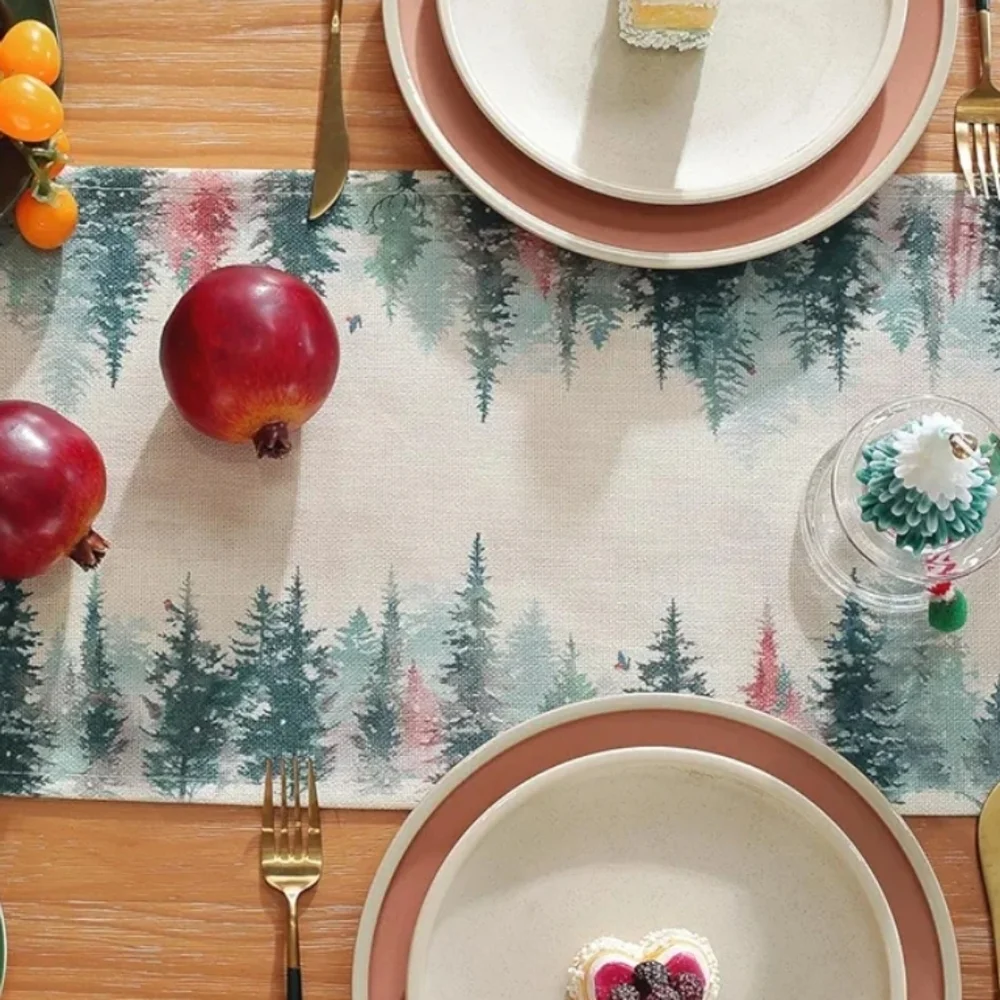 Bubolive Elegant Forest Table Runner 13
